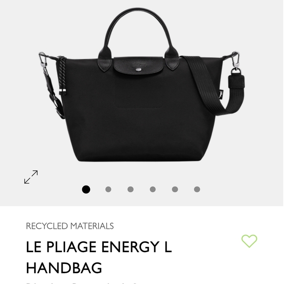 Black Handbag with Adjustable Strap - Picture 8 of 8